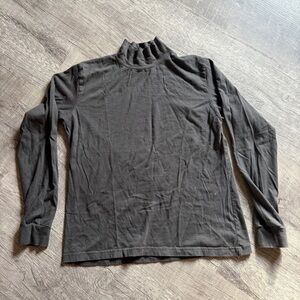 KEREN Hart Charcoal Cotton Turtleneck